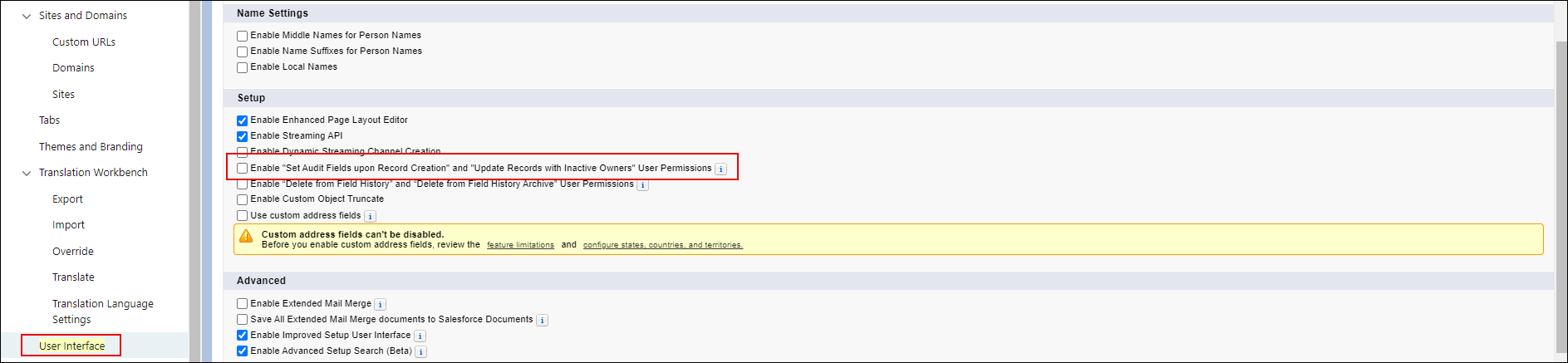 Migrate System Audit Fields with Data Migrator