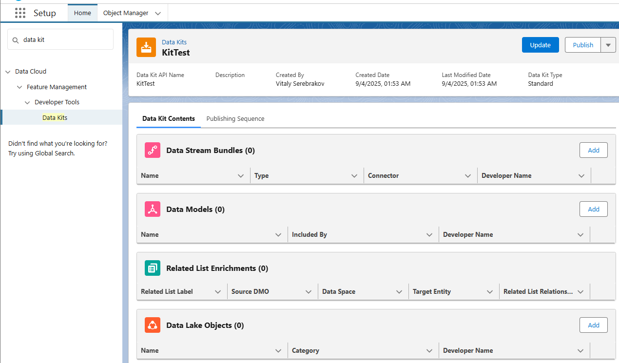 Creating and Deploying a Data Kit in Salesforce Data Cloud