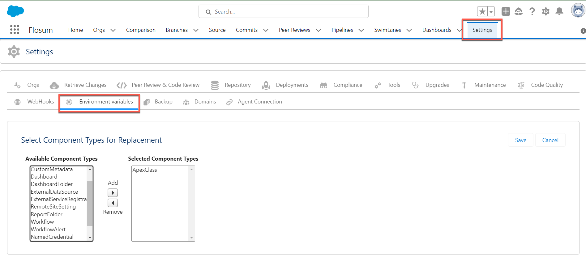 Deploying Environment Variables